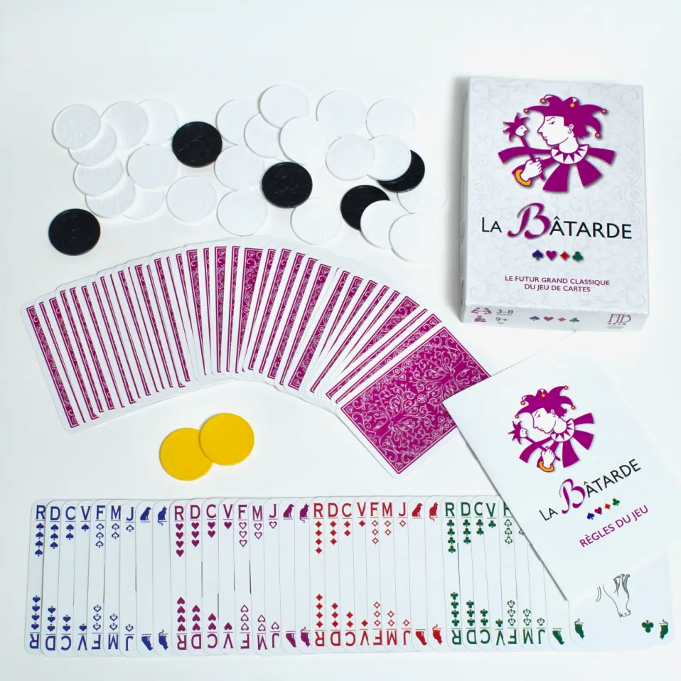 image de la boite, des jettons et des cartes
